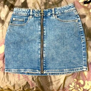 GARAGE denim skirt